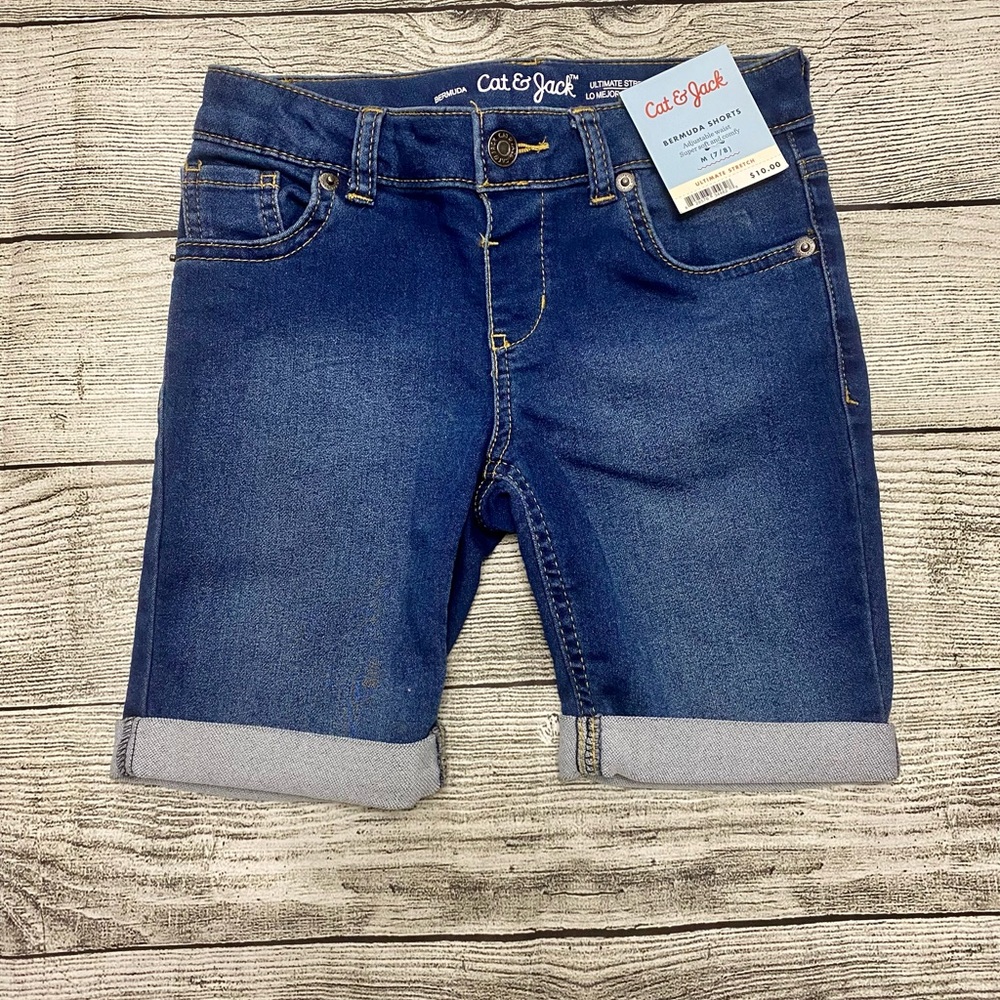 Set of Girls’ Bottoms, NWT, Size 7/8, Shorts, Jeans